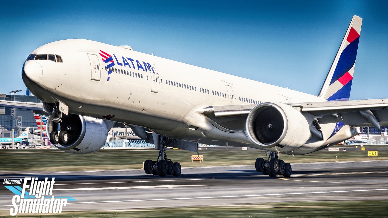 Frankfurt to S&atilde;o Paulo Full Flight | LATAM B777 | MSFS 2024