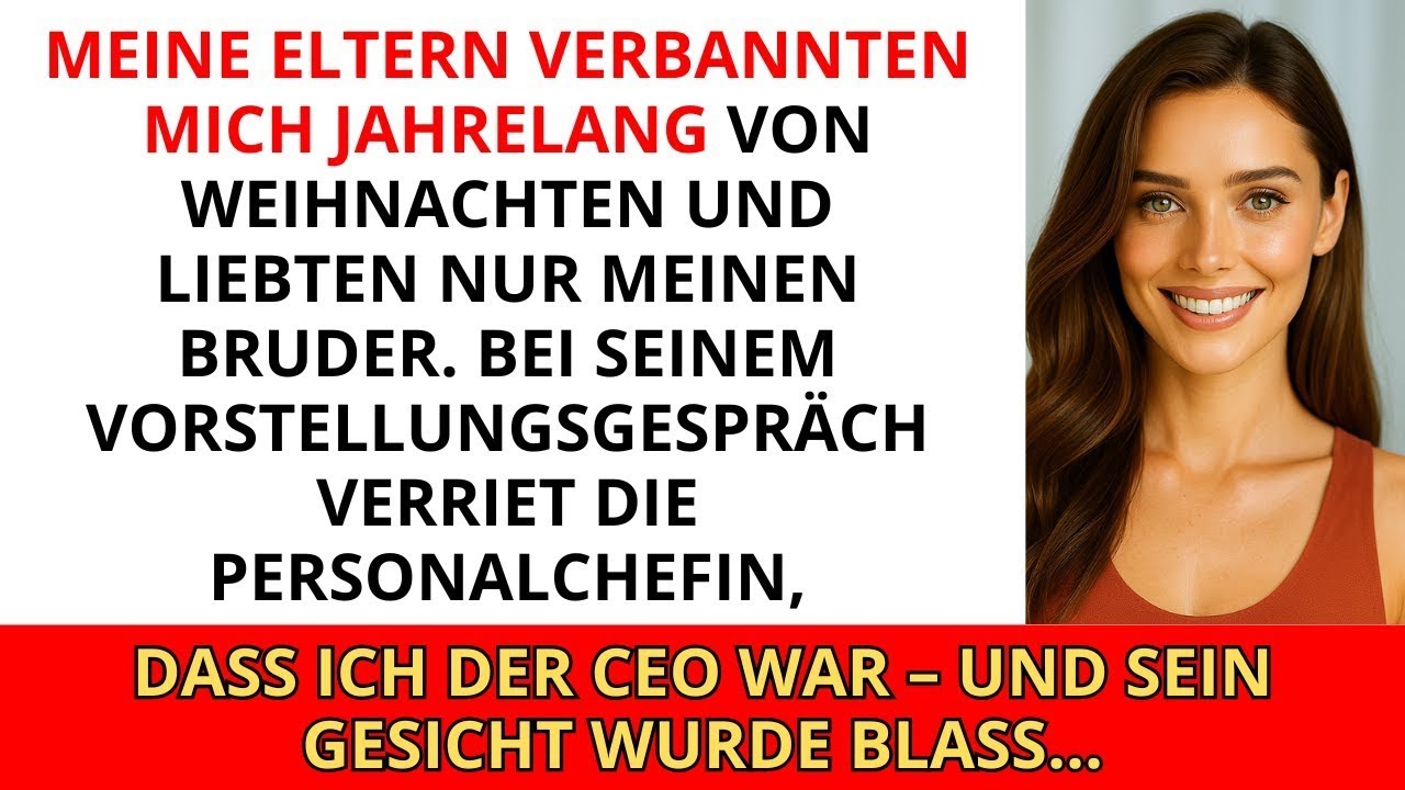 Meine Eltern verbannten mich jahrelang von Weihnachten und liebten nur meinen Bruder. Bei...