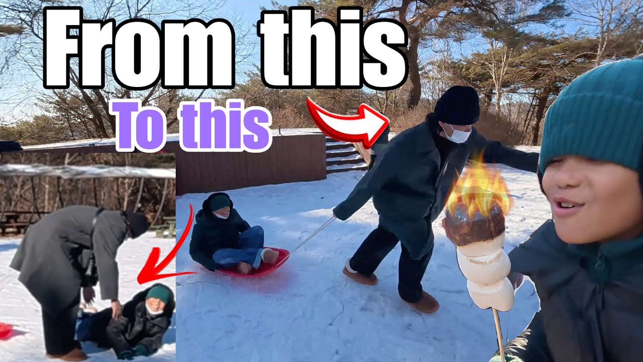 BAGSAK sa SNOW! (GOIN TO NAMI ISLAND  KOREA)