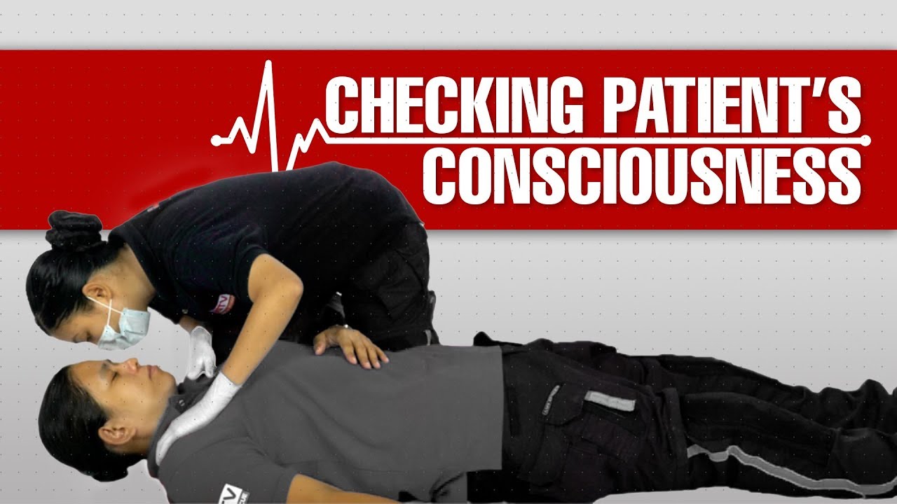 Checking a Patient's Consciousness Level (AVPU Scale) #Lifesaver