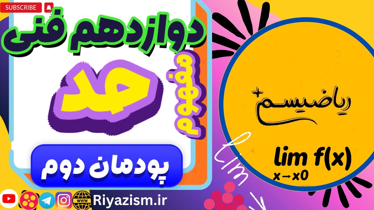 ریاضی دوازدهم فنی پودمان دوم مفهوم حد نسخه ابتدایی ریاضیسم 