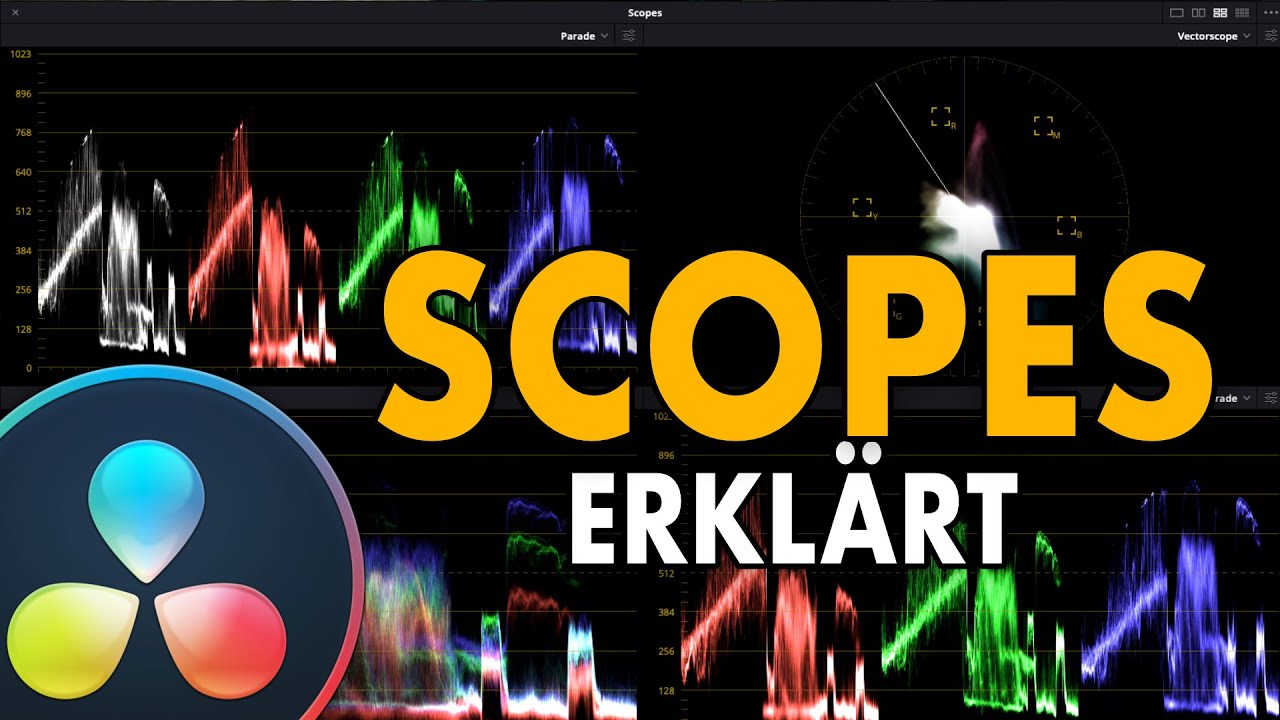 Arbeiten mit SCOPES | Richtig INTERPRETIEREN und VERSTEHEN | DaVinci Resolve 17 Tutorial (DEUTSCH)