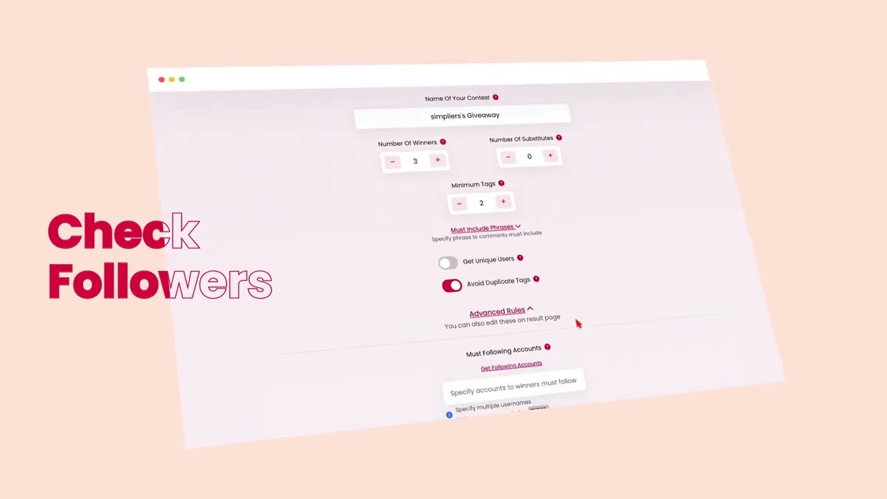 How to Do an Instagram Giveaway with Simpliers?