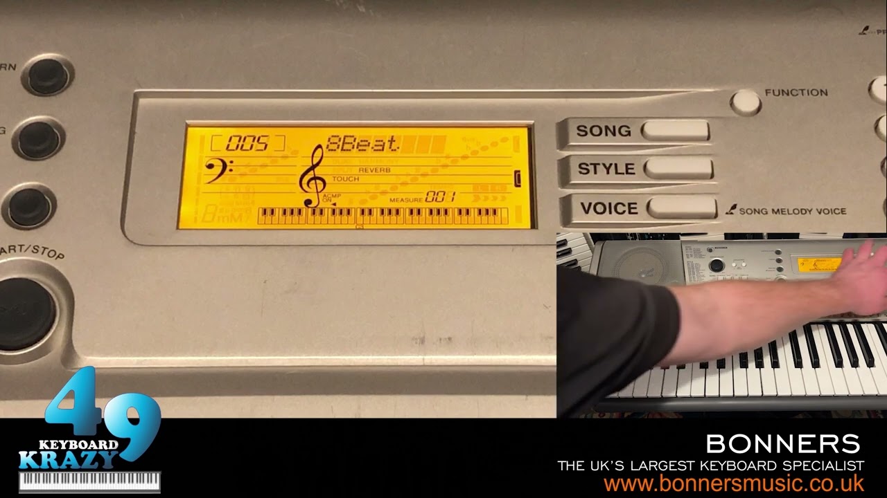 Yamaha PSR-E313 Keyboard - 106 Accompaniment Styles Part 1/2