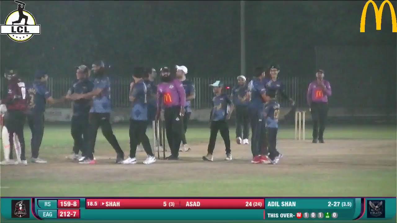 LCL-33 RAMZAN LEAGUE (A3) | MATCH #10 | EAGLES  🆚 REAL STRIKERS
