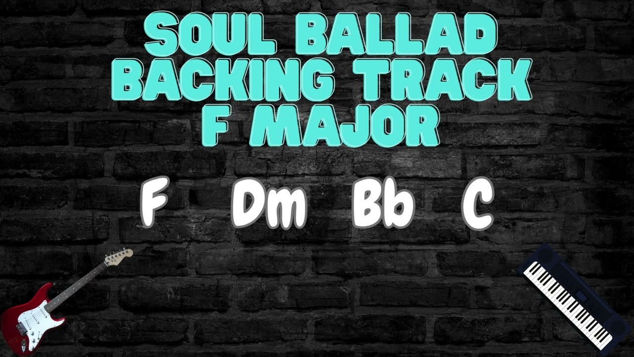 “Slow Soulful Guitar Backing Track in F Major | Ballad Jam Track for Improv & Practice”
