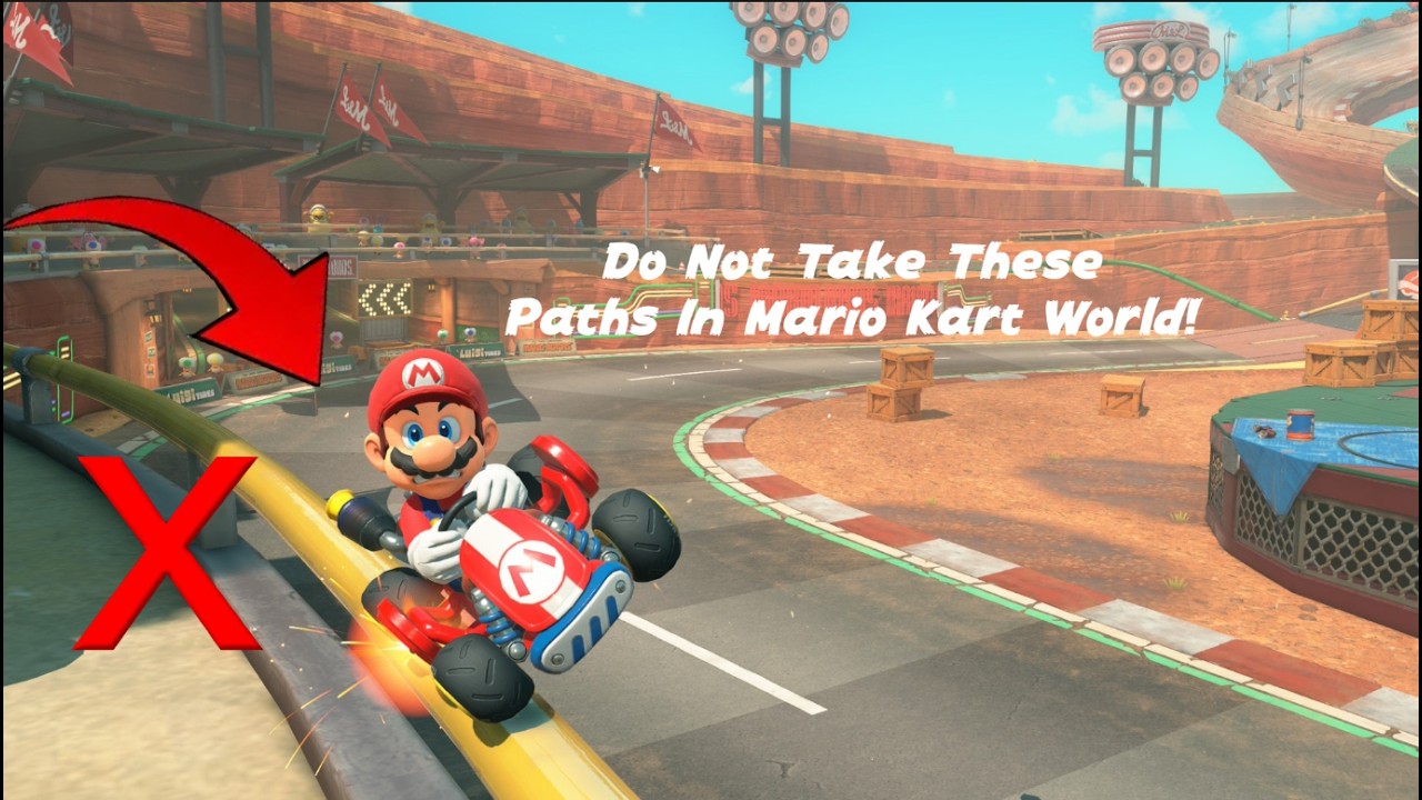 Do NOT Take These Paths In Mario Kart World!
