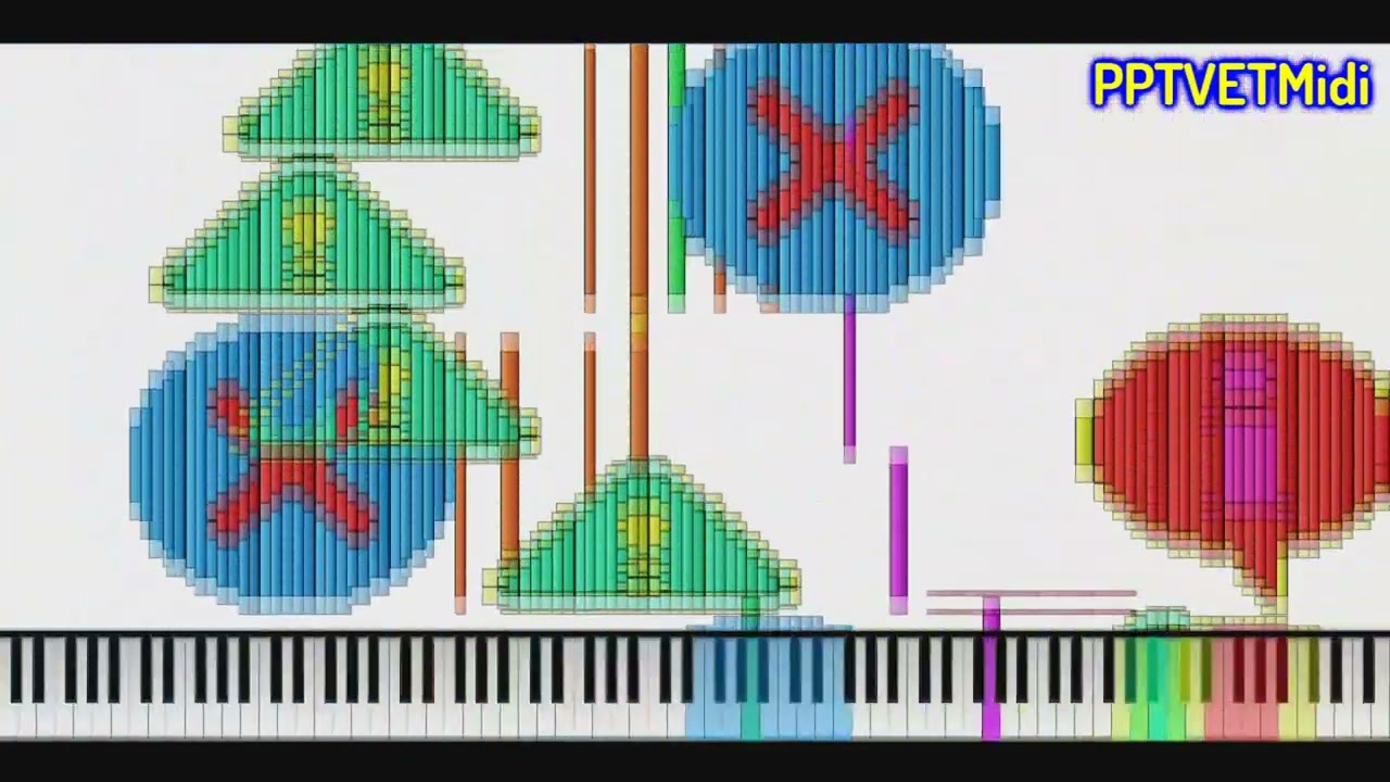 [PPTVETMidi] Black MIDI - Music Using Only Sounds From Windows XP & 98 - Blacked by KF2015