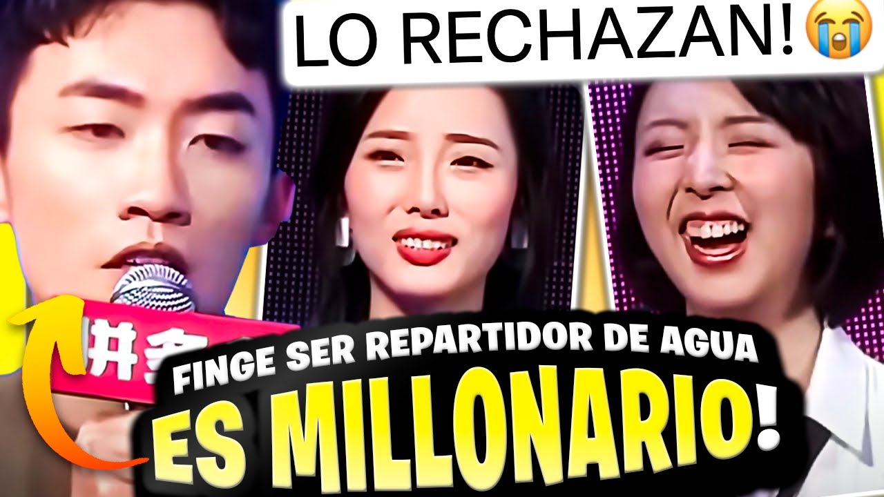 Chino MILLONARIO finge ser REPARTIDOR DE AGUA para evitar CAZAFORTUNAS 🤣 chinas solteras lo rechazan