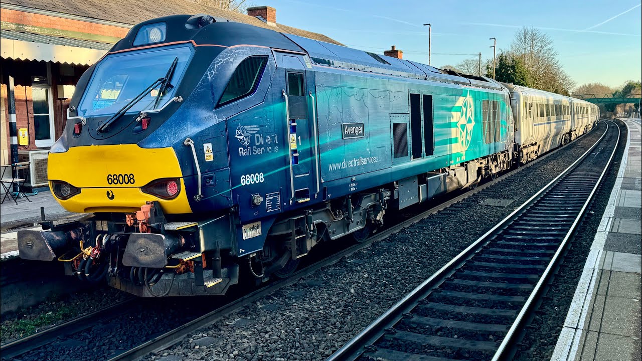 DRS 68008 on Chiltern Mk3 set #train #railway #class68 #drs 