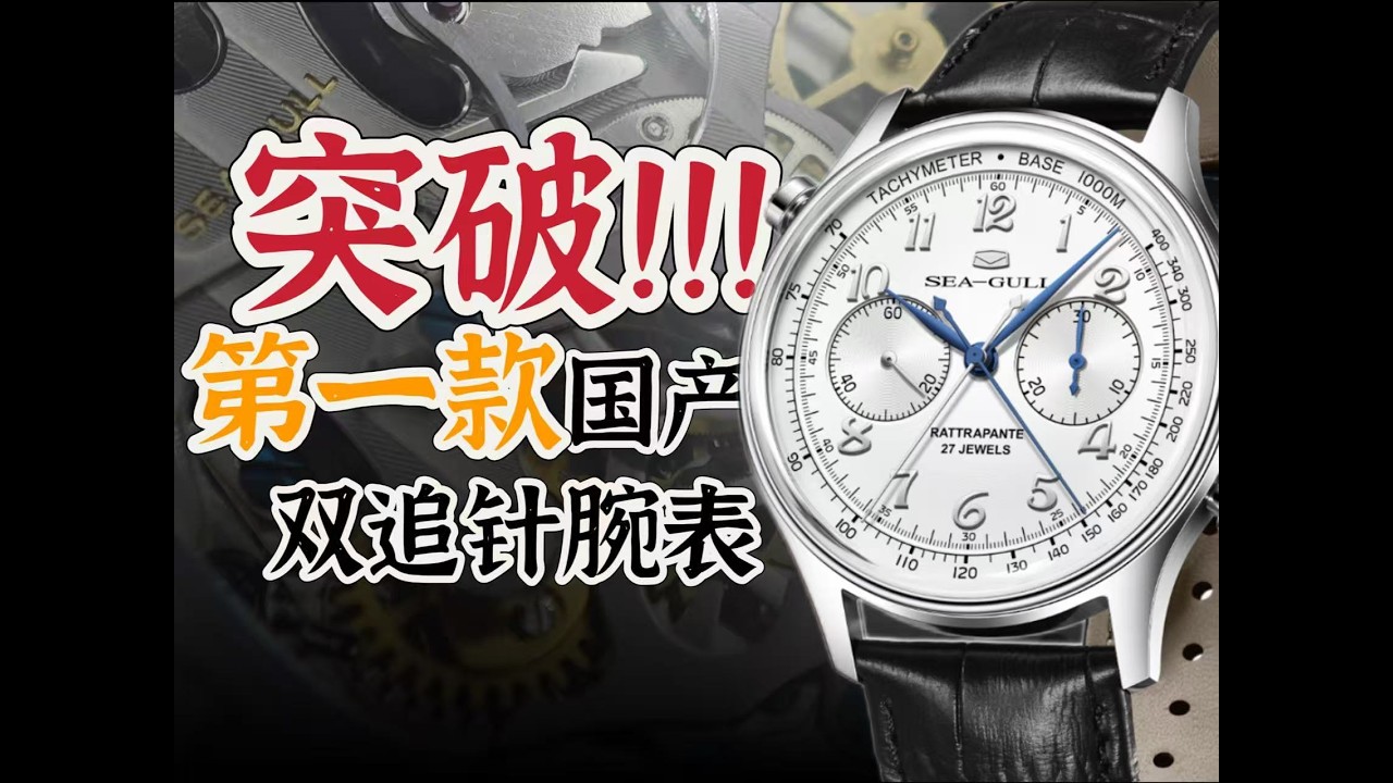 大复杂的突破！！这就是国内首款双追腕表~