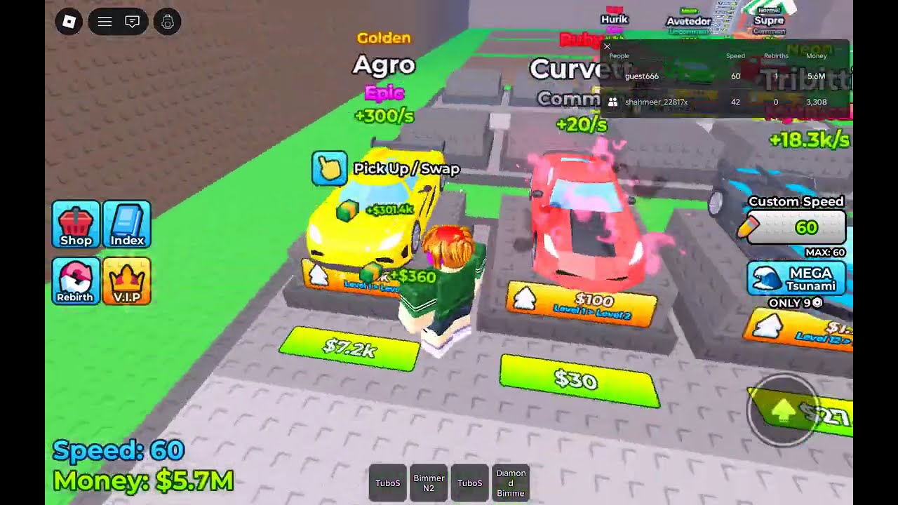 Best player in car tsunami is my friend 