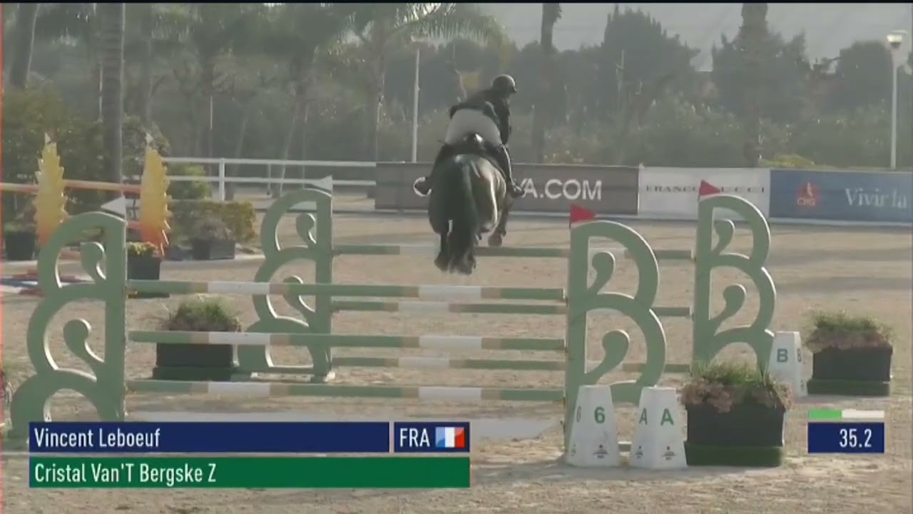 Cristal van ’t Bergske Z en Vincent Leboeuf CSI3* 1.40 @metOliva