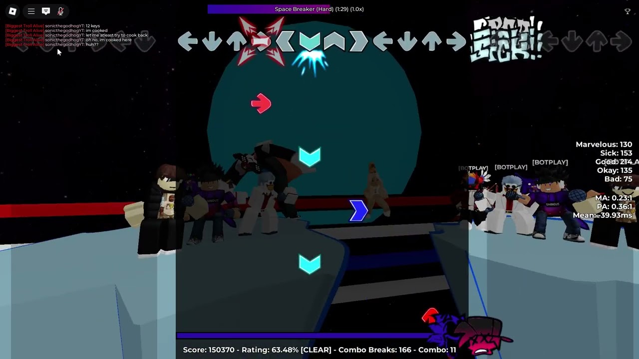 FNF Space Breaker (Hard) [12k] Roblox Project: Afternight