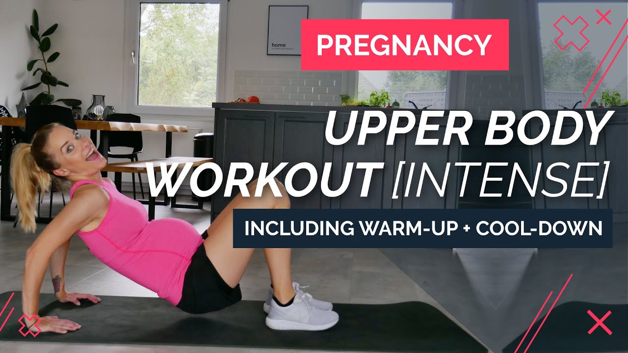 High Impact Exercises During Pregnancy - Focus: Strong Upper Body (Incl. Warm-Up & Cool-Down)