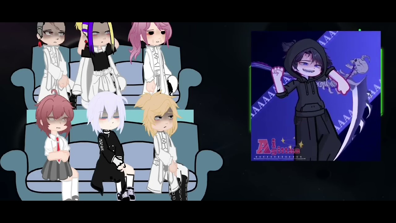 Tokyo revengers react [toman+Senju] Takemichi as Random Tiktok [Gacha]