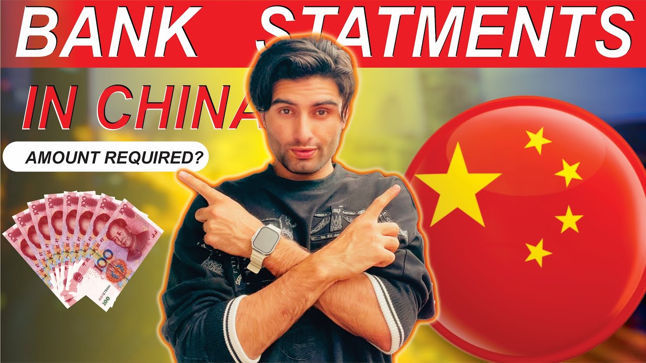 How Much Bank Statement Is Required For China Study Visa | Bank statement |