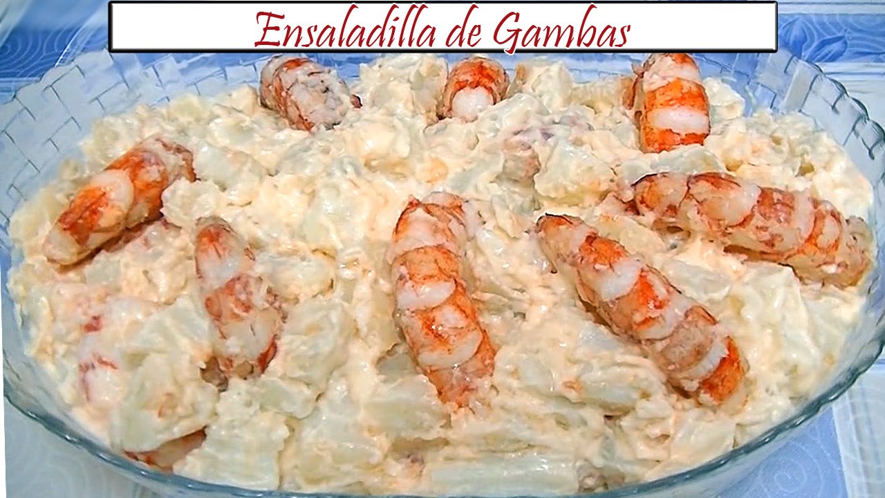 Ensaladilla de Patatas y Gambas | Receta de Cocina en Familia