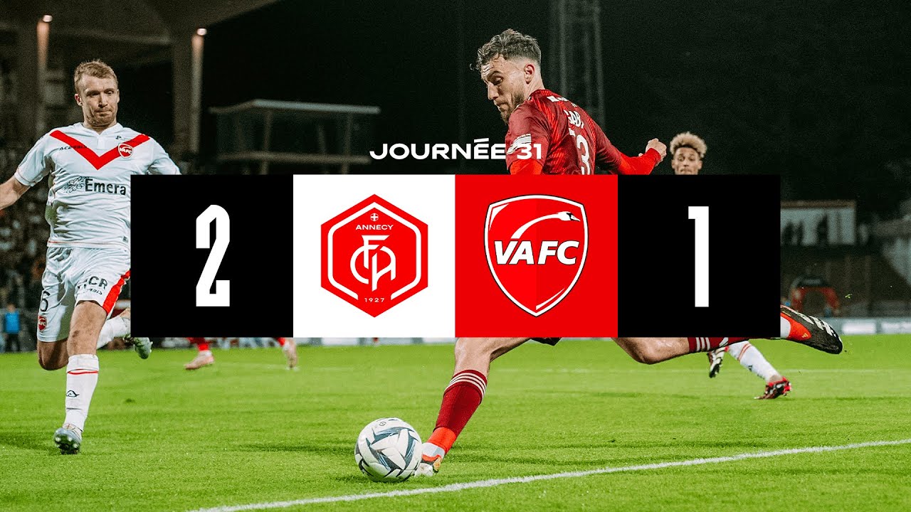 J31 Ligue 2 BKT : Le résumé vidéo de FC Annecy - Valenciennes FC