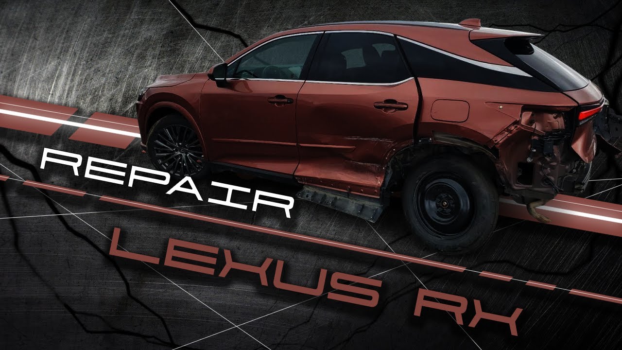 Lexus RX 2023. Rear end repair. Ремонт задней части.