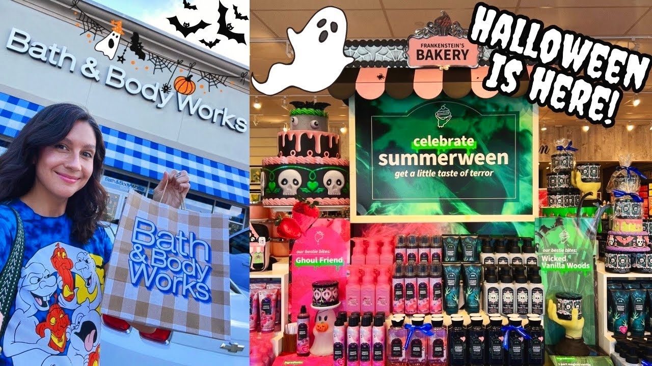 HALLOWEEN 2025 is HERE at Bath and Body Works!🎃 Full Store Tour & Haul! + NEW At Home Spooky Decor!🩷