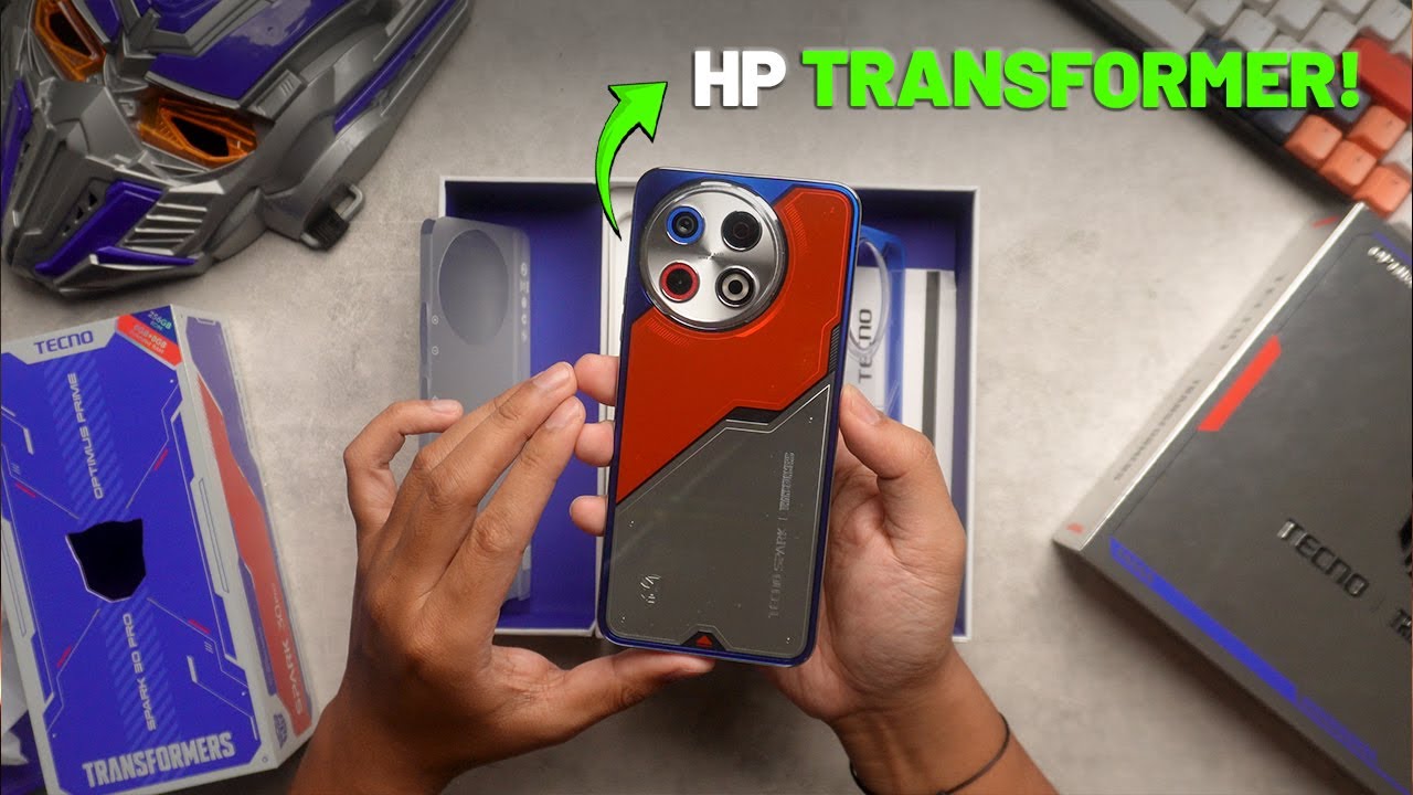 Unboxing HP Transformer! TECNO SPARK 30 Pro - Test AnTuTu & Kamera