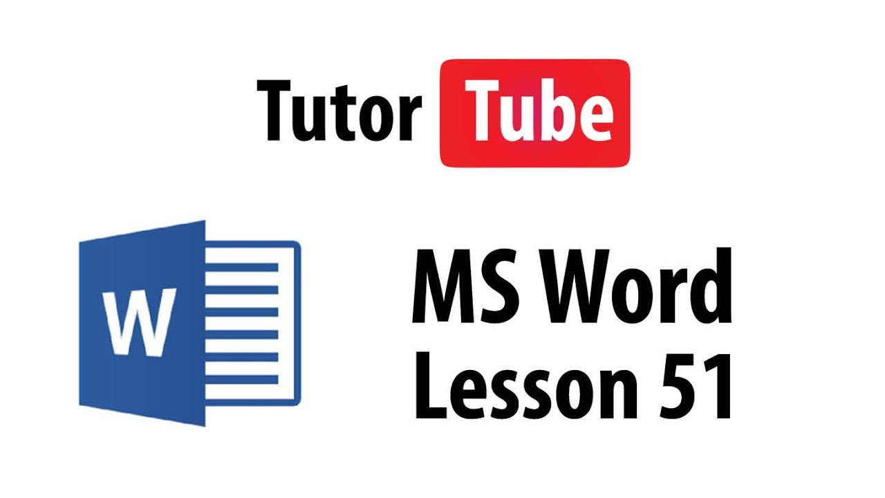 MS Word Tutorial - Lesson 51 - Using SmartArt