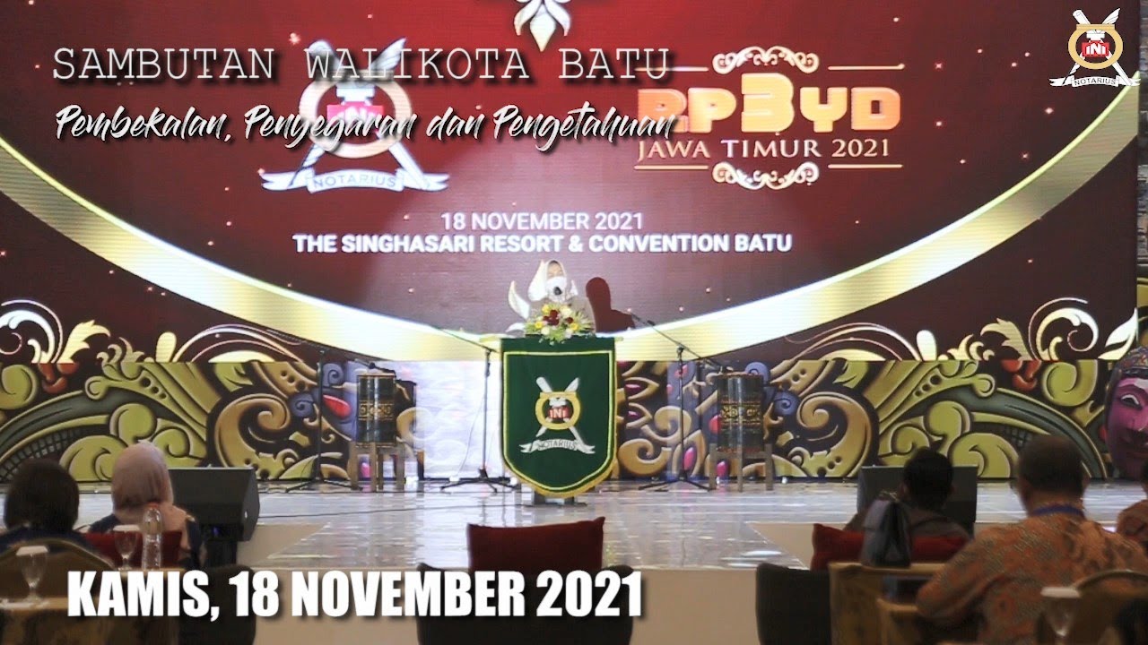 SAMBUTAN WALIKOTA BATU (RP3YD)