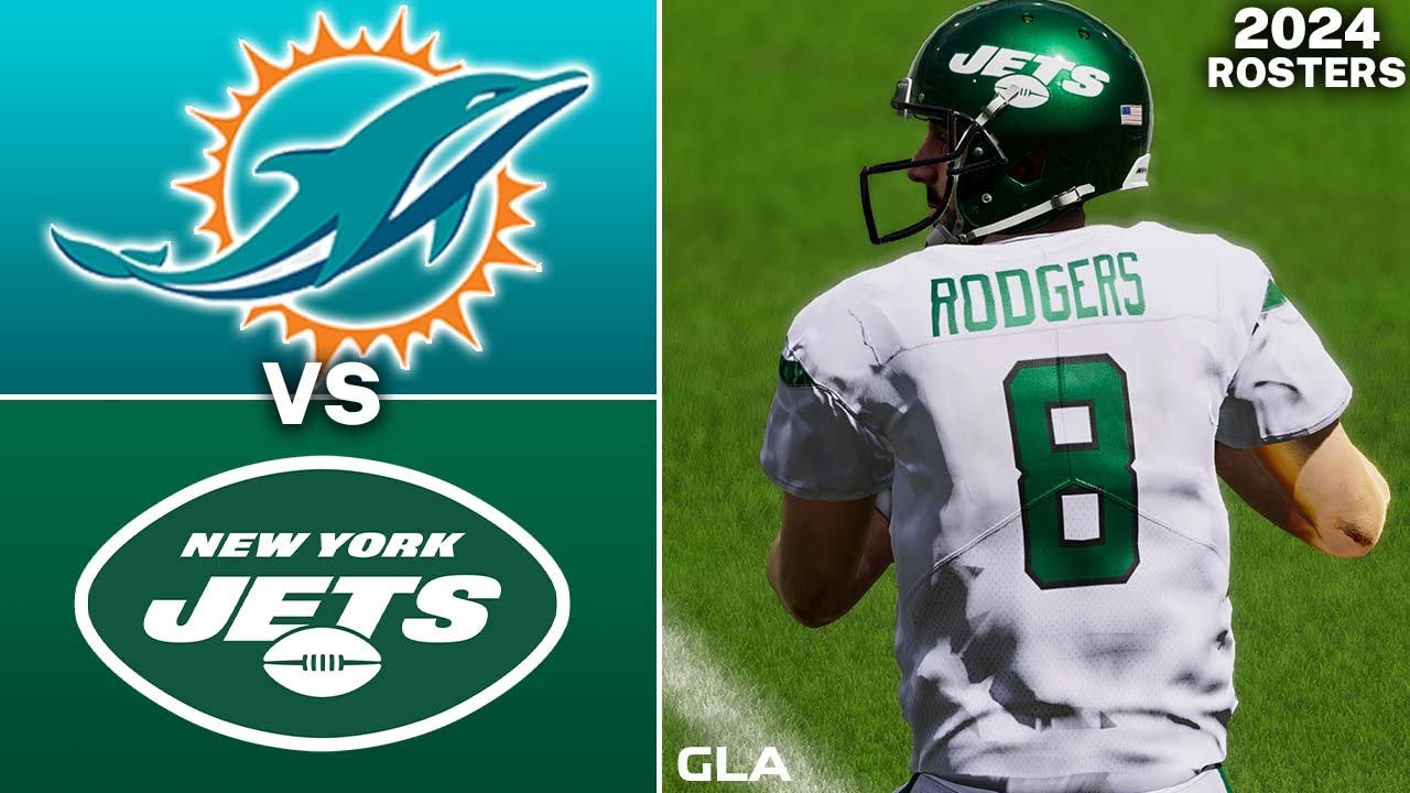 Jets vs. Dolphins Simulation | Madden 24 Rosters PS5