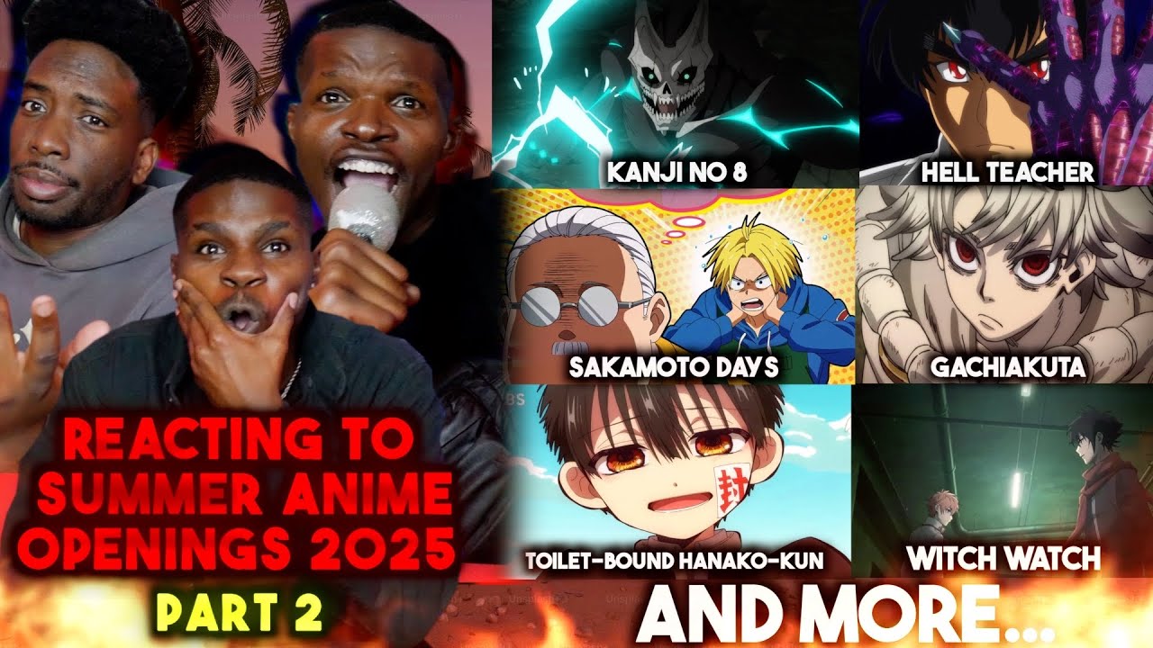 FIRST TIME REACTING to The BEST Summer Anime Openings of 2025 PT 2