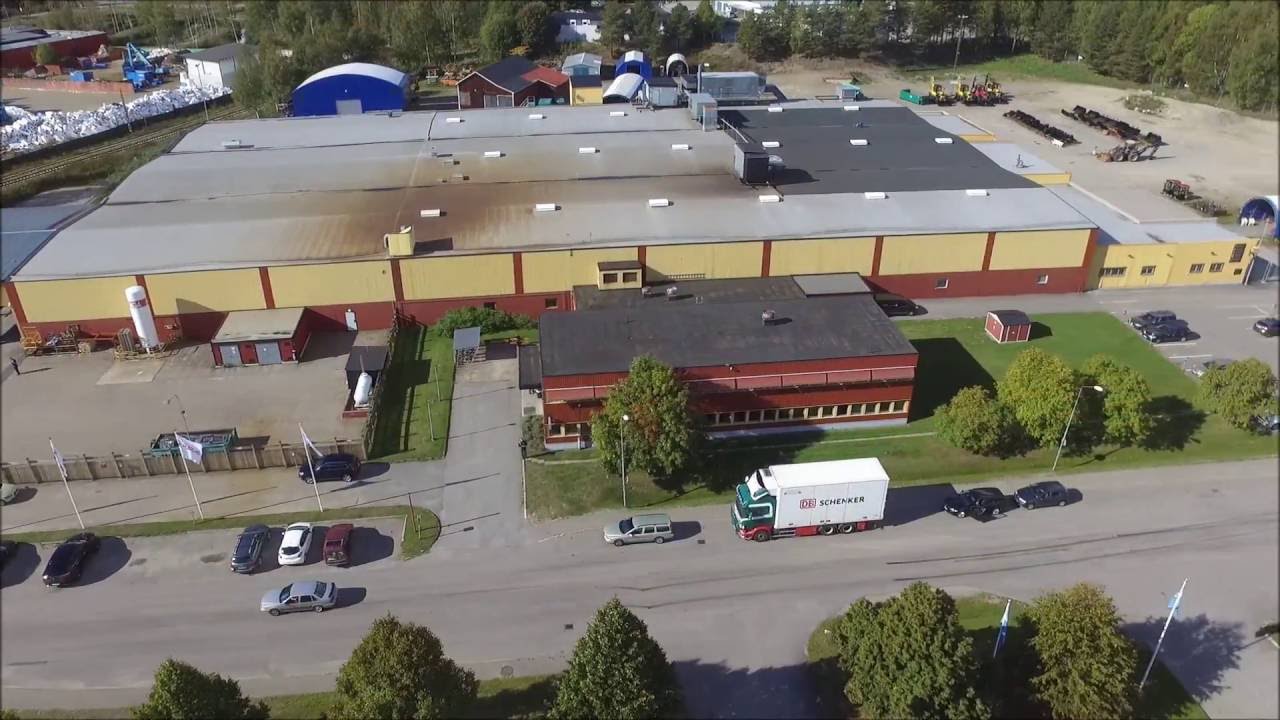 Huddig AB factory in Hudiksvall, Sweden.