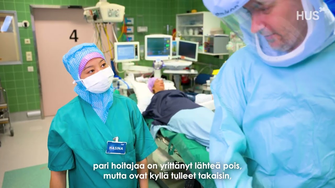 Tervetuloa töihin Peijaksen sairaalan anestesia- ja leikkausyksikköön
