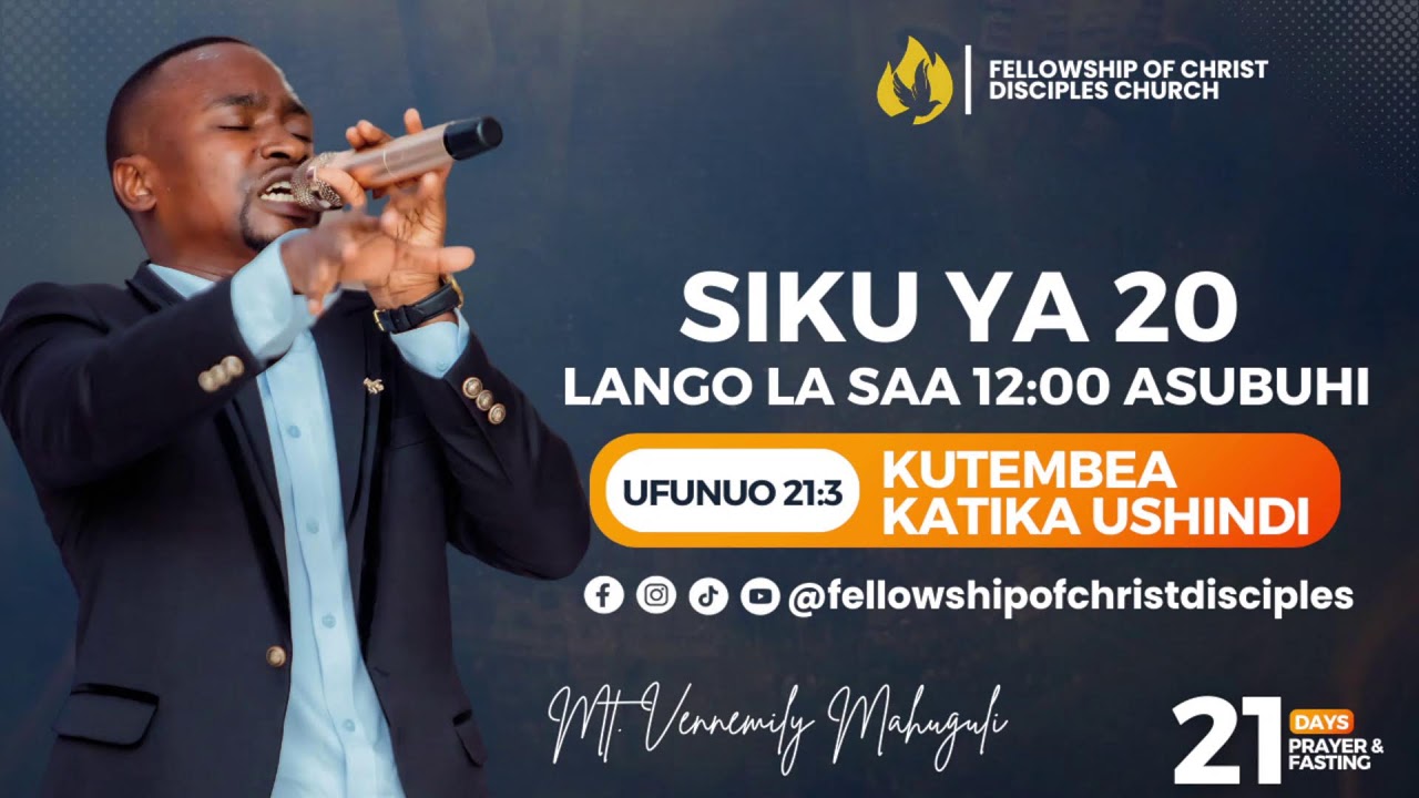 KUTEMBEA KATIKA USHINDI NA MT. SEBASTIAN MARONDO ||DAY 20|| LANGO LA SAA 12 ASUBUHI