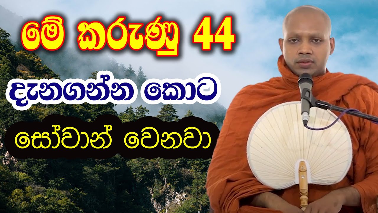 මේ කරුණු 44 පිළිබද දැනගන්න කොට නියත වශයෙන් සෝවාන් වෙනවා | hasalaka seelawimala himi bana | bana 2025