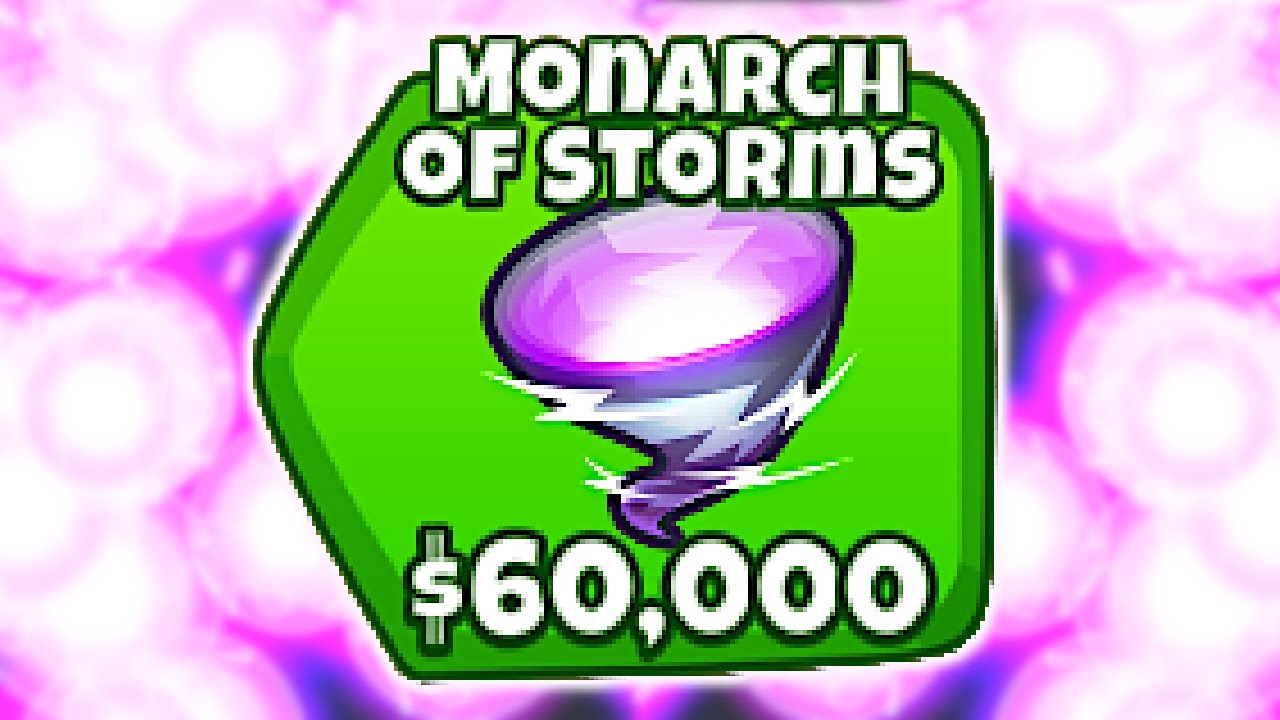 The NEW Monarch Of Storms Is Ridiculous! (Bloons TD 6)
