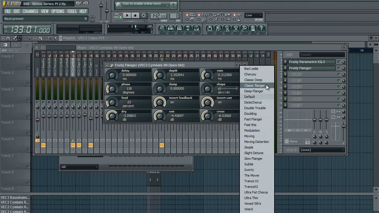 FL Studio: Remix Series P3 - EQing The Drums