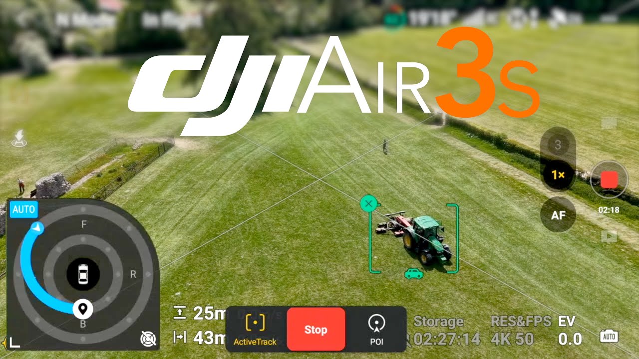 DJI Air 3s MasterClass: ACTIVE TRACK - SPOTLIGHT - POI