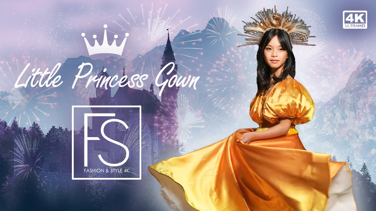 Little Princess Gown KIDS FASHION SHOW SS25 Collection 4K Runway Show | Vancouver Kids Fashion Week