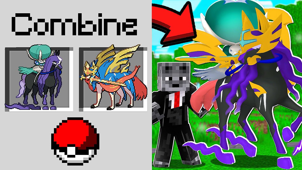 Trolei meu Amigo COMBINANDO Pokémon sem ele saber no Pixelmon no Minecraft!