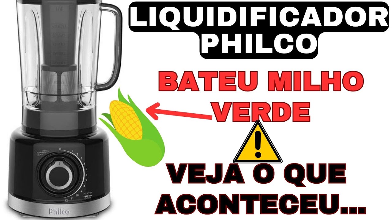 liquidificador philco perdeu a força após bater milho verde! Será que tem conserto? Siga a análise 👆