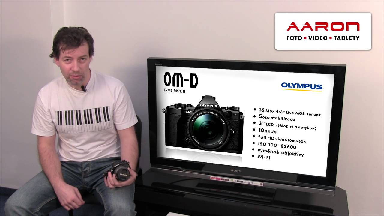 Fotoaparát Olympus OM-D E-M5 Mark II - video představení