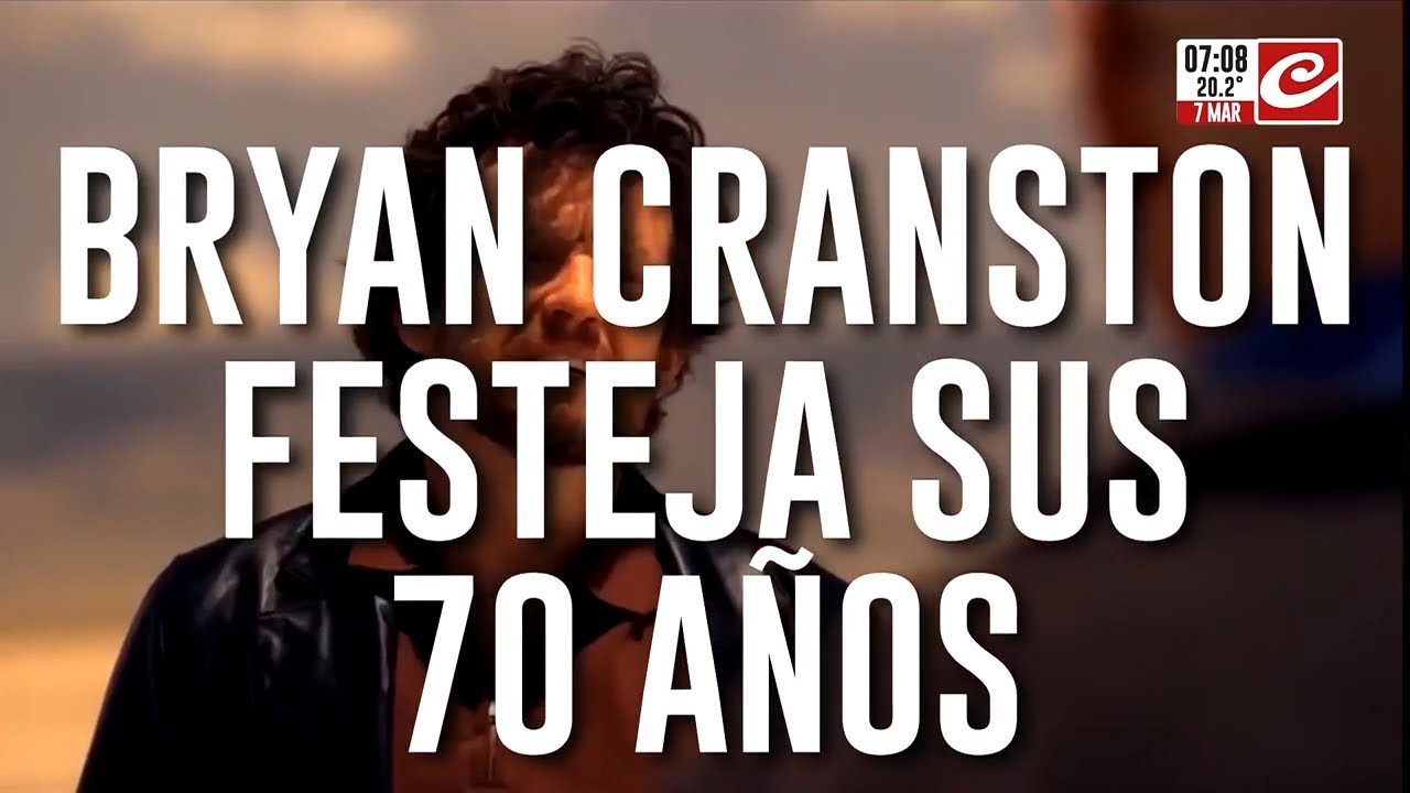 Bryan Cranston festeja sus 70 años
