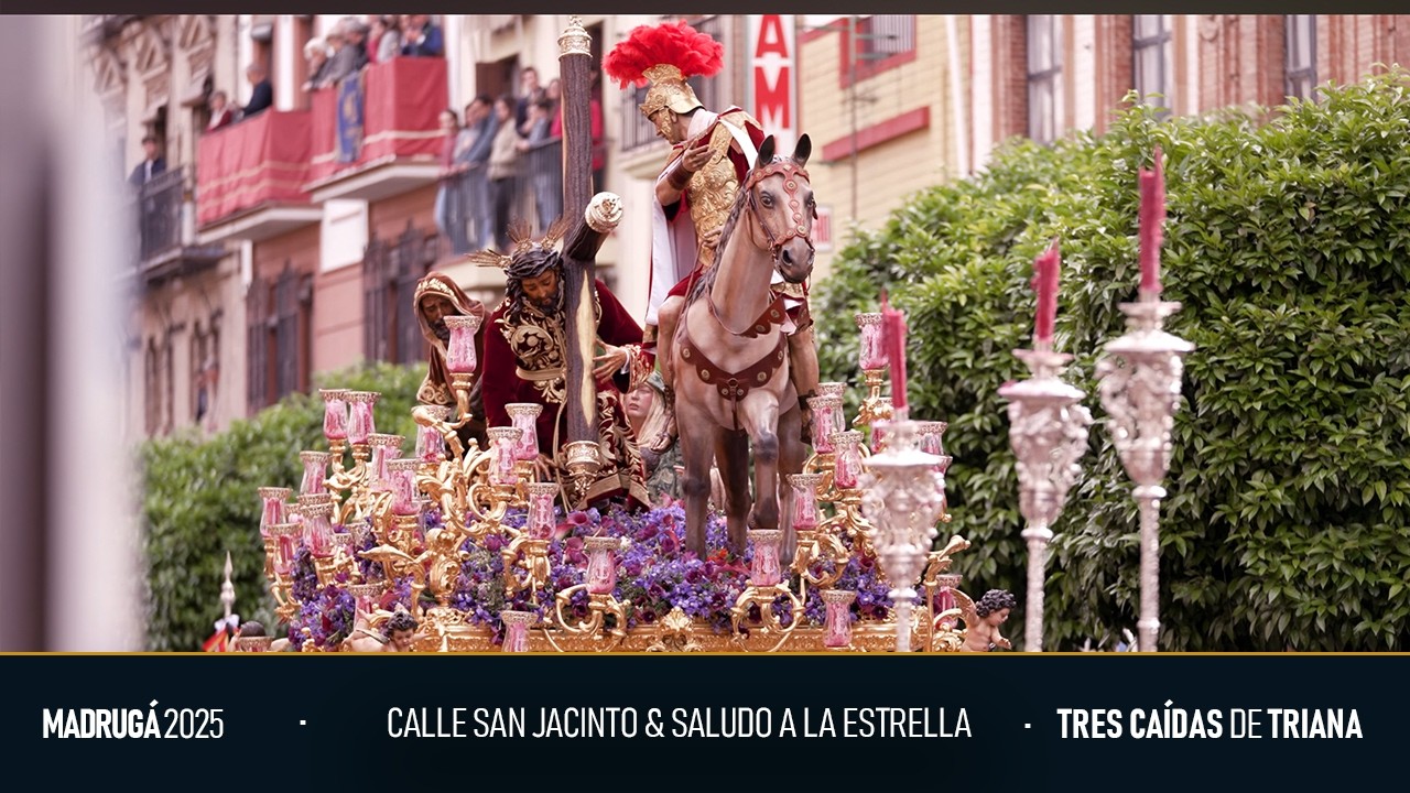 Tres Caídas de Triana en la Estrella | Madrugá 2025 | Tres Caídas de Triana