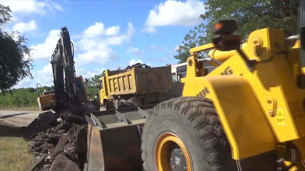 Comienza reparaci&oacute;n de la v&iacute;a Gu&aacute;imaro-Colombia-Amancio