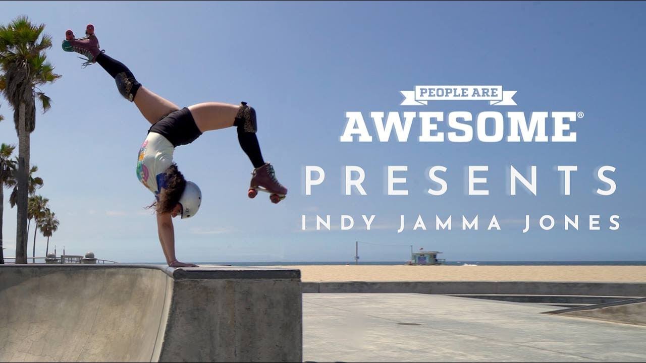 People Are Awesome Presents: Indy Jamma Jones | Roller Skating