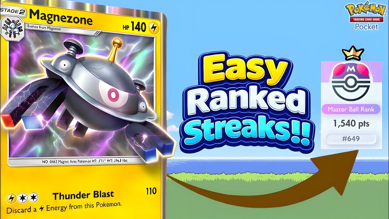 TOP 600!! This NEW MAGNEZONE deck DOMINATES the META | Pokemon TCG Pocket