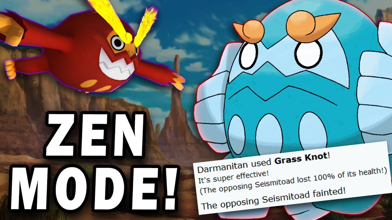 ZEN MODE Darmanitan DESTROYS Every Seismitoad