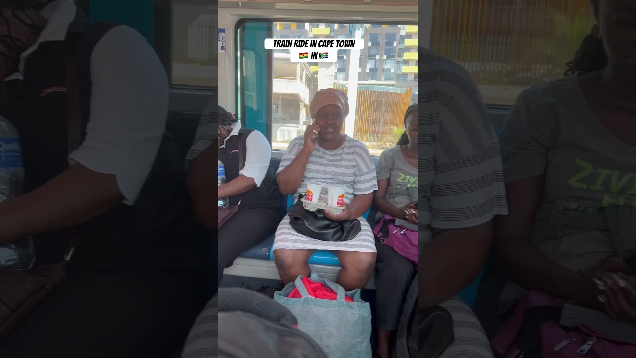 I joined the train in South Africa 🇿🇦 as a Ghanaian 🇬🇭 