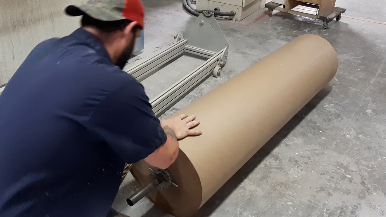 Changing first paper Roll on Makor