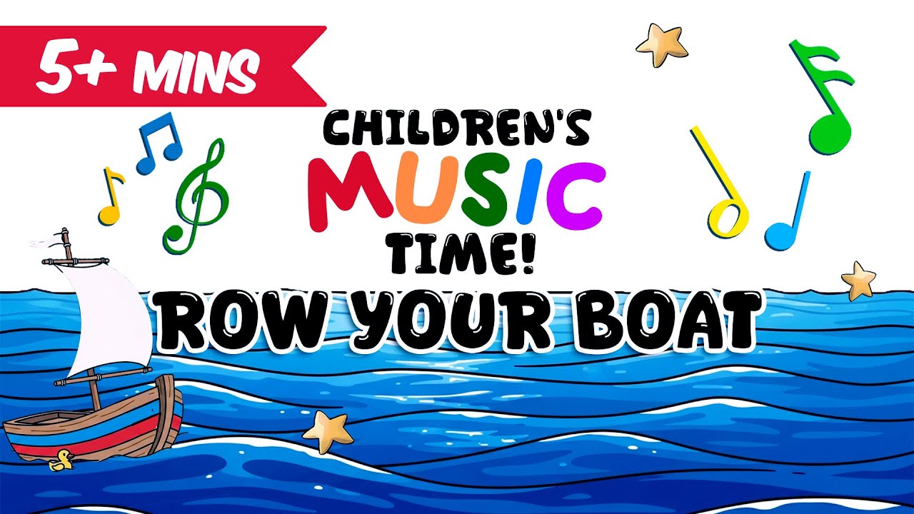 🎤Here's 5 Minutes of Row Your Boat | Nursery Rhymes + Kids Songs ♩♪ 🎤🎹
